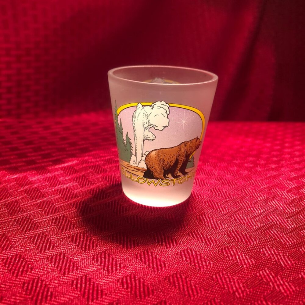 Yellowstone Shot Glass